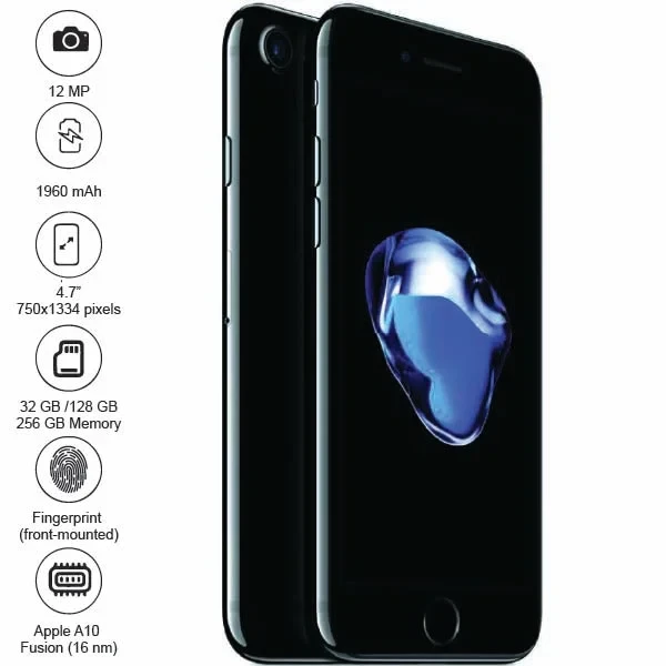 apple phone 7 32gb 128gb 256gb black red white space grey coral | Mobitel